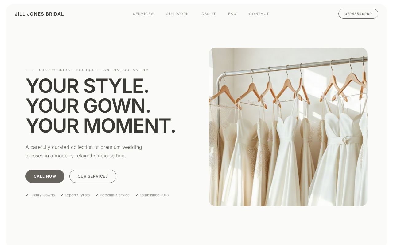 Your new website