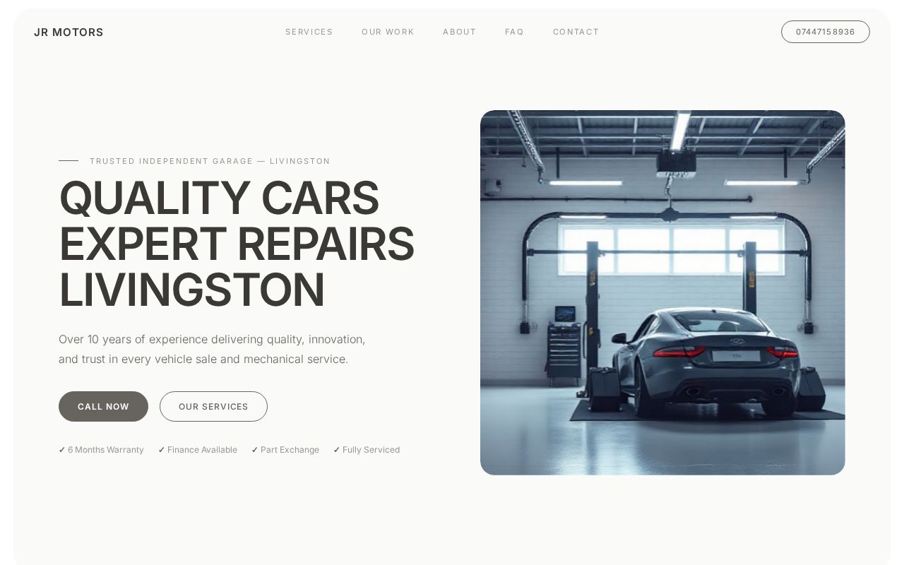 Your new website