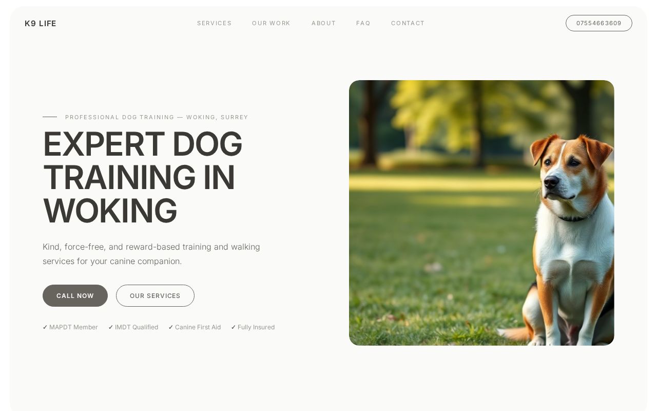 Your new website
