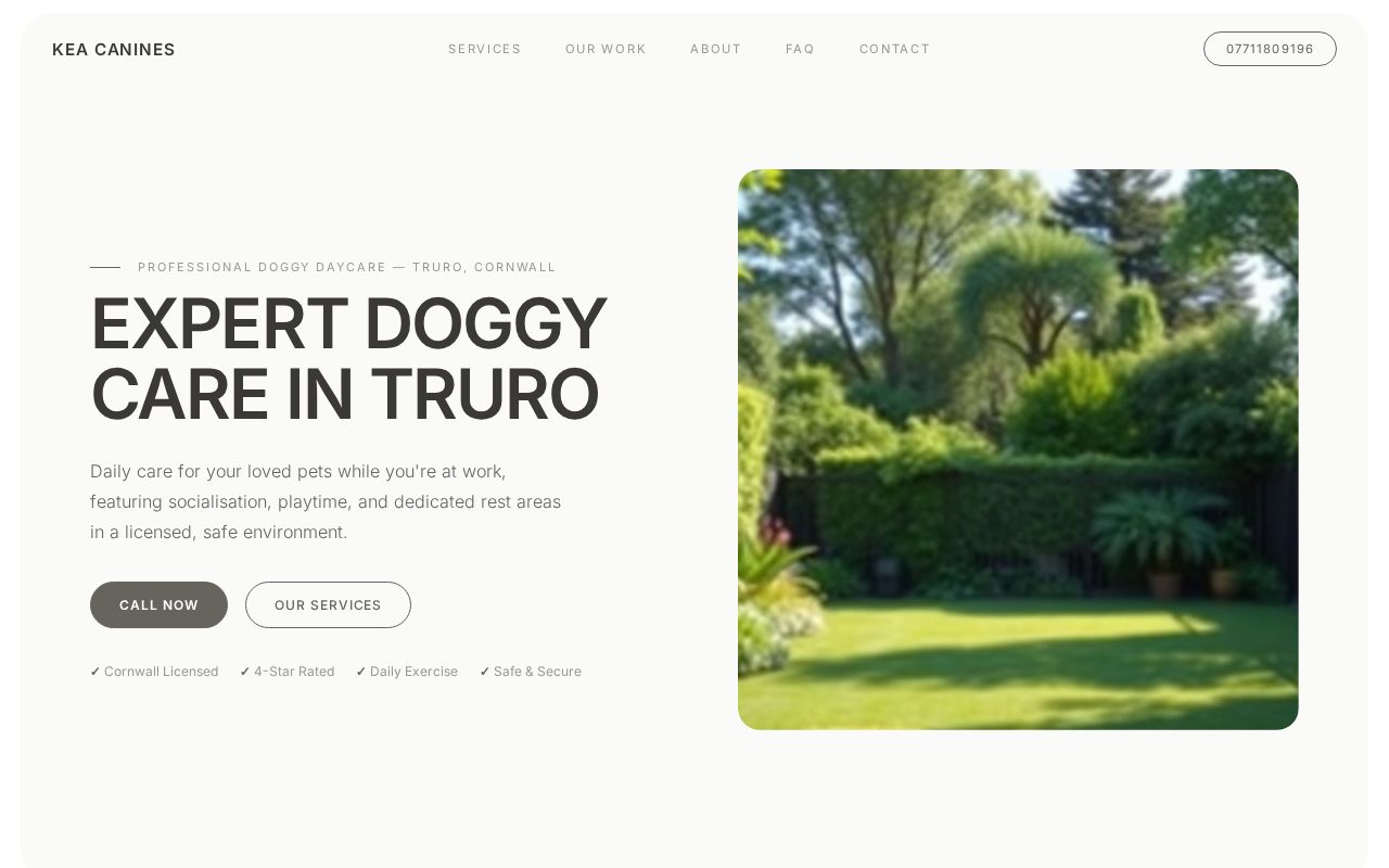 Your new website
