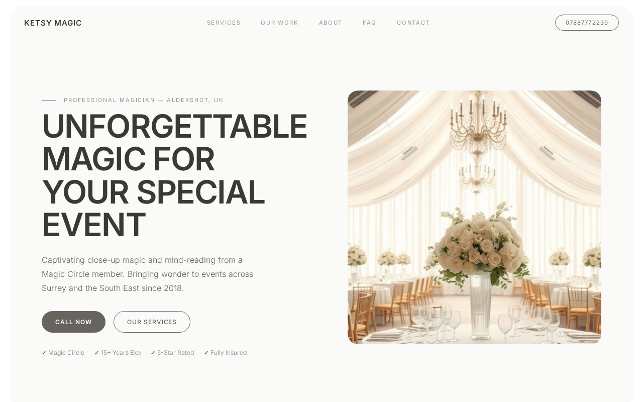 Your new website