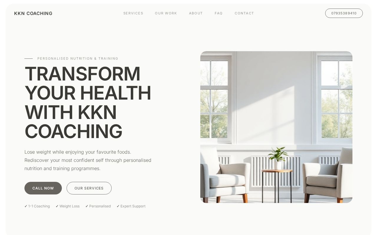 Your new website