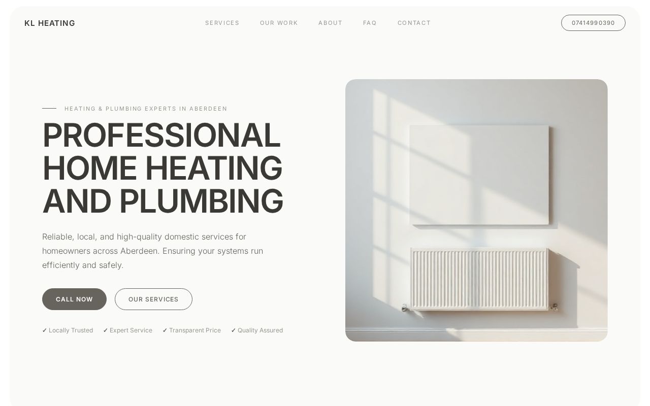 Your new website