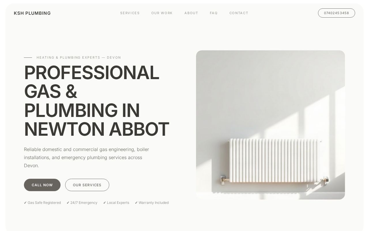 Your new website