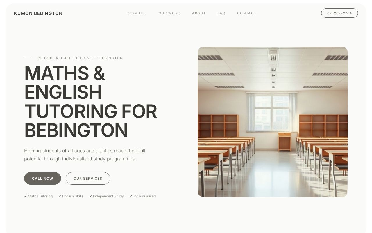 Your new website