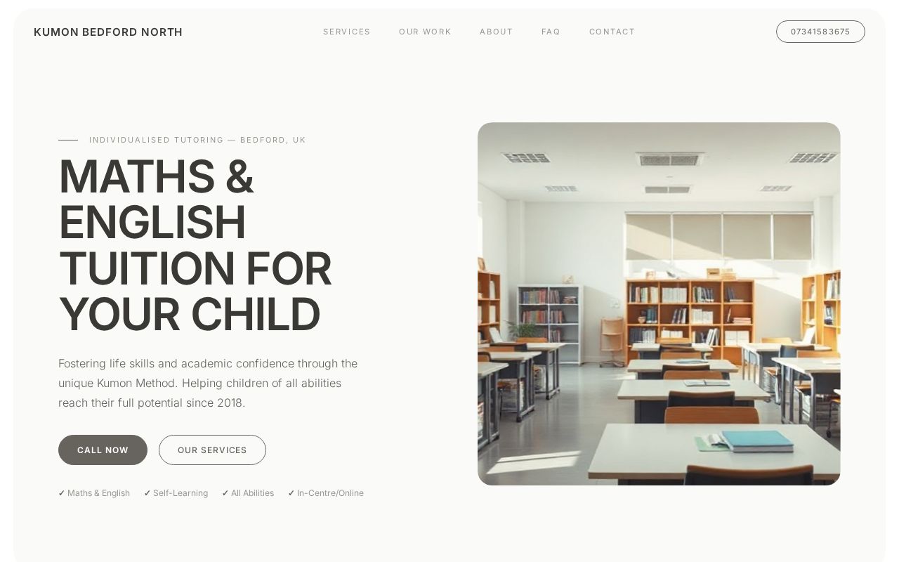 Your new website