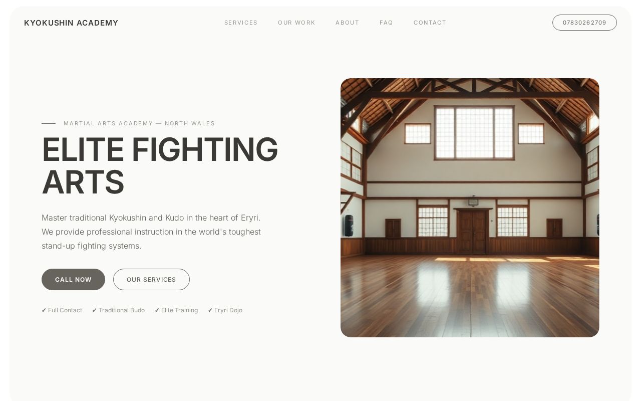 Your new website