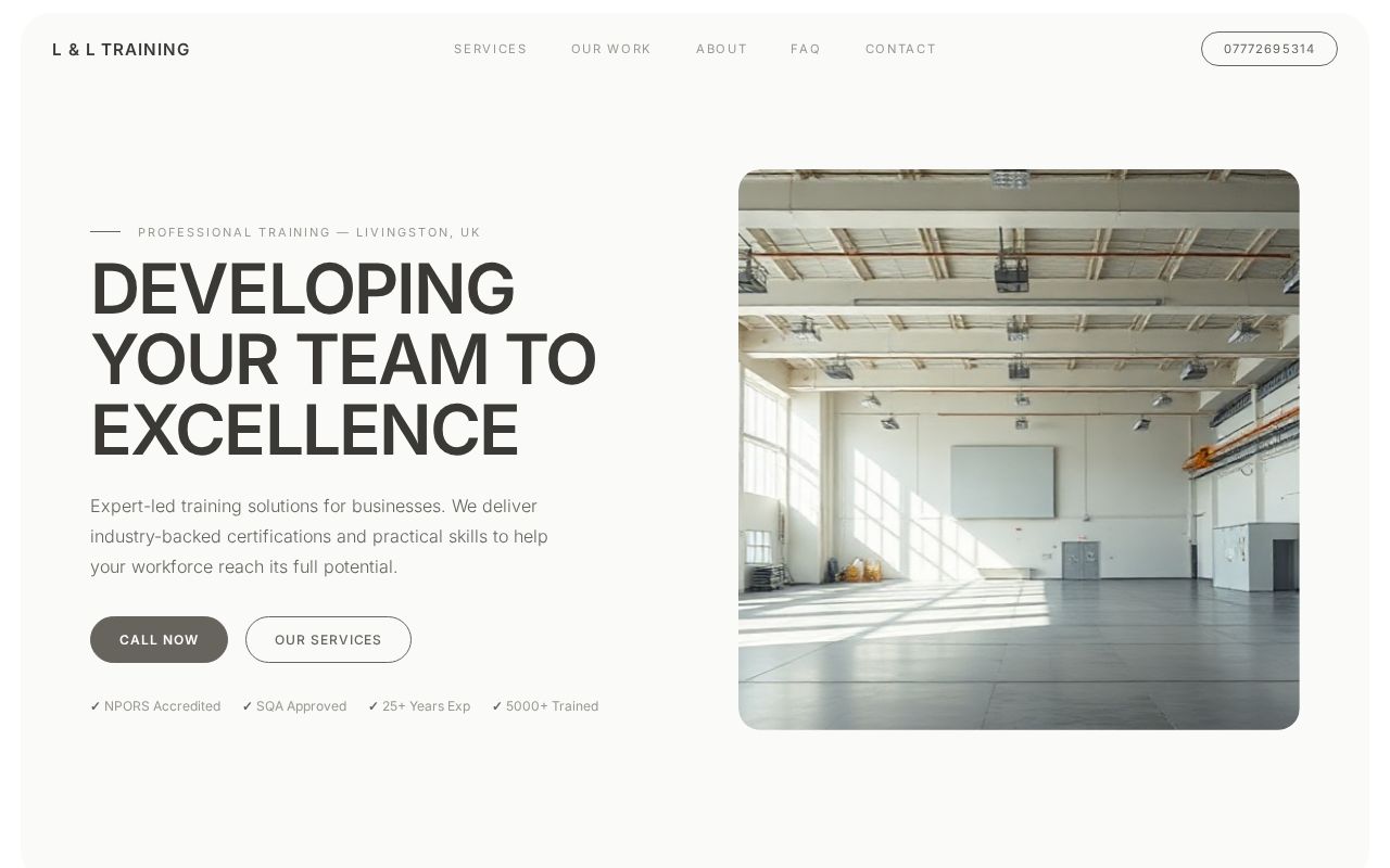 Your new website