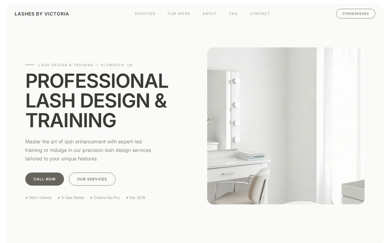 Your new website