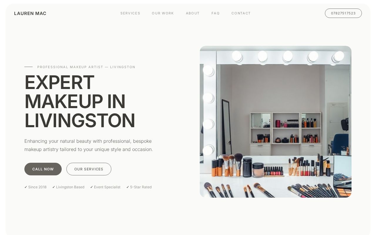 Your new website