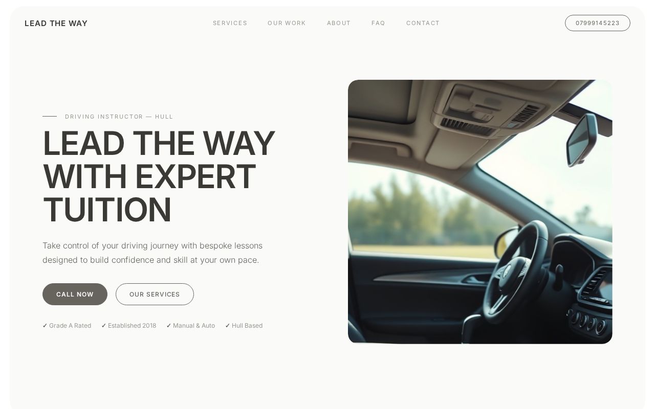 Your new website