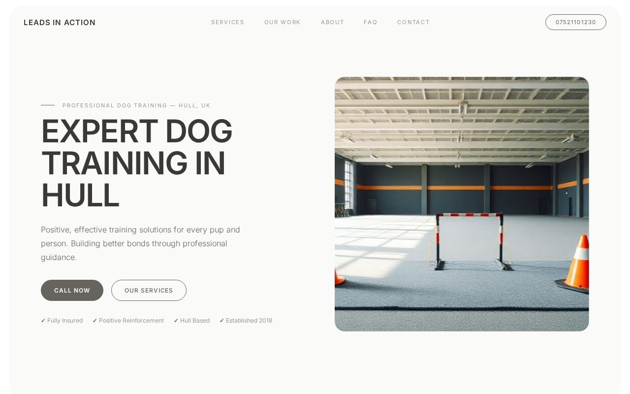 Your new website