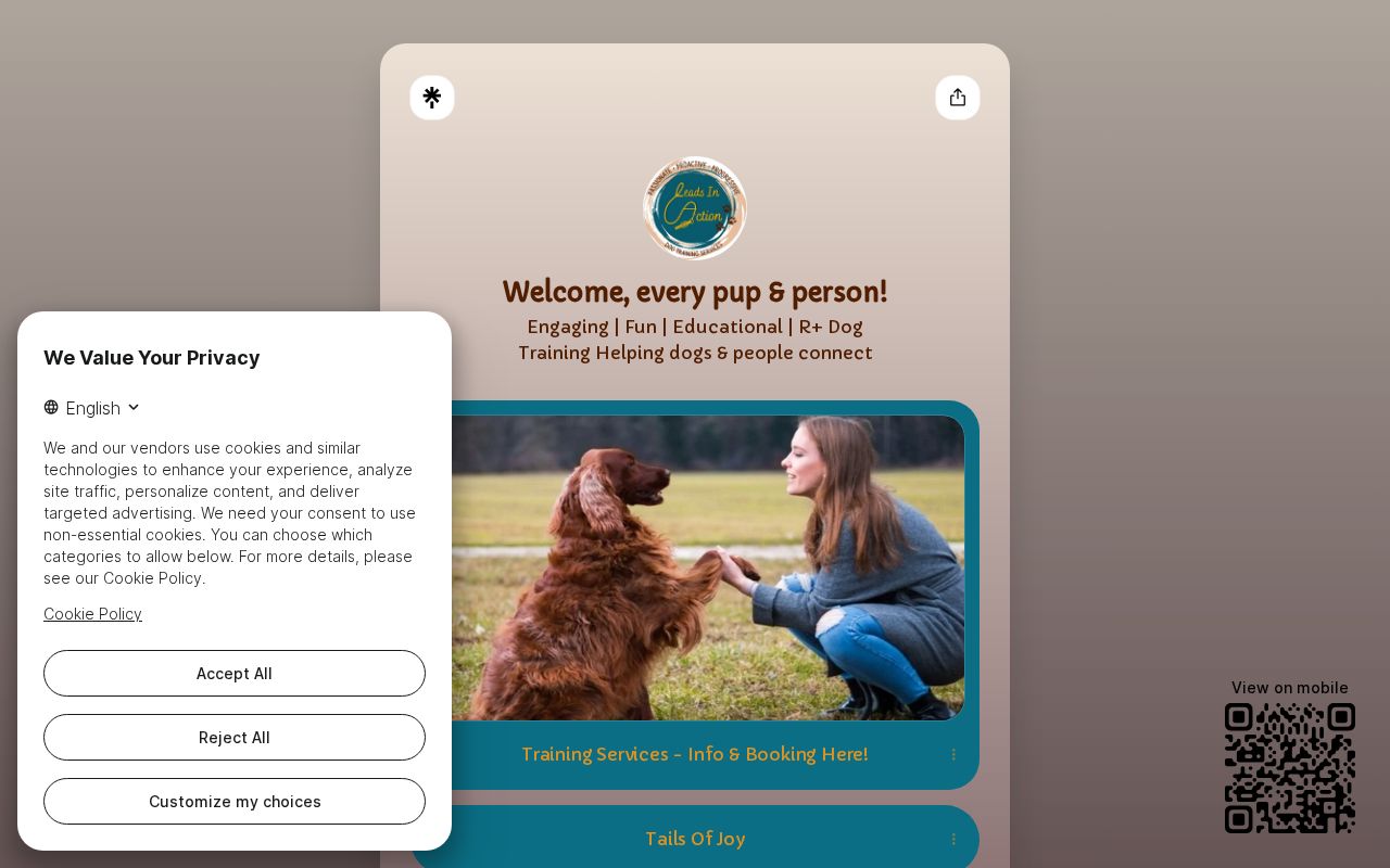 Your current website