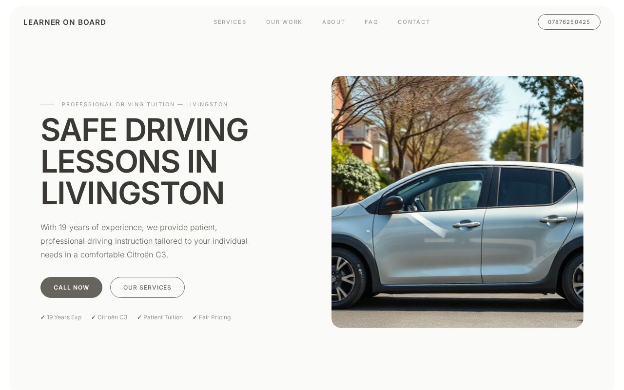 Your new website