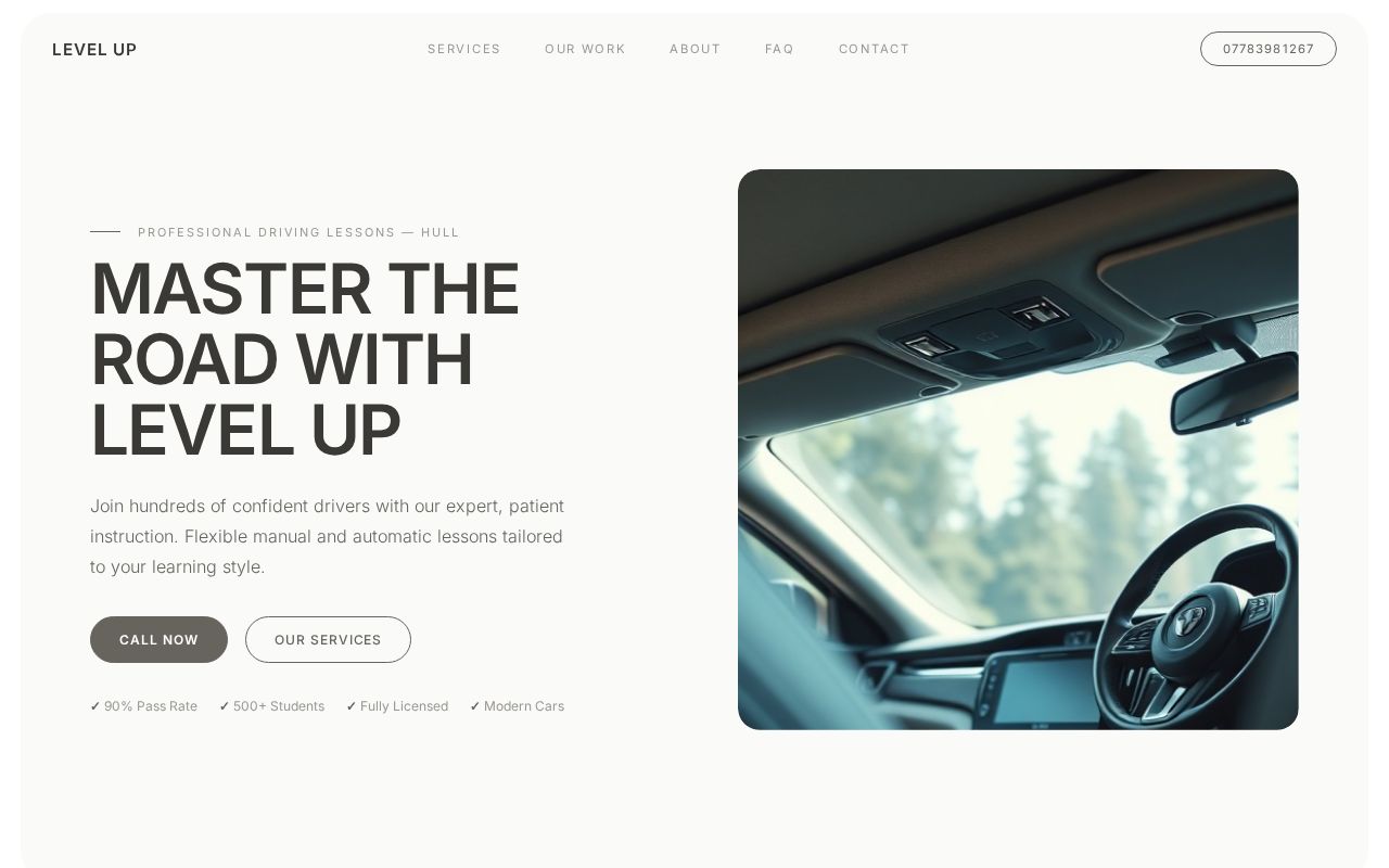 Your new website