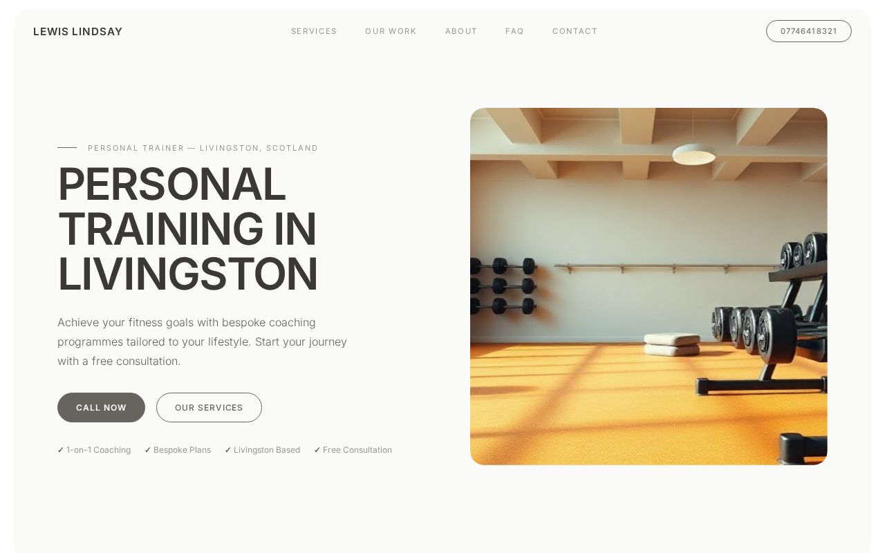 Your new website