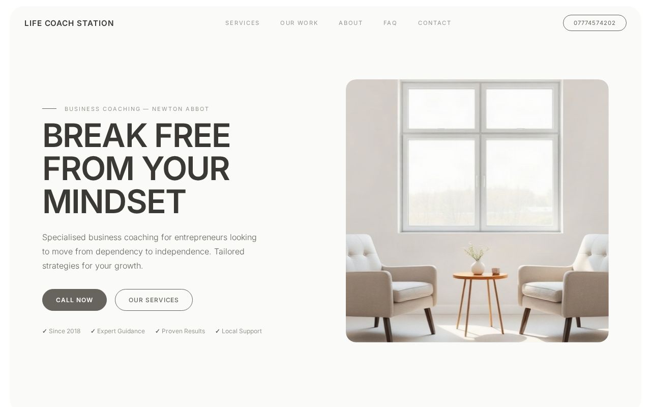 Your new website