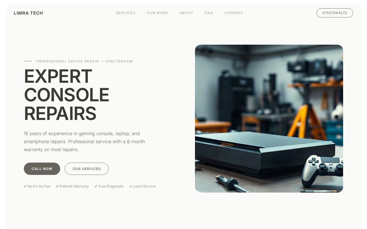 Your new website
