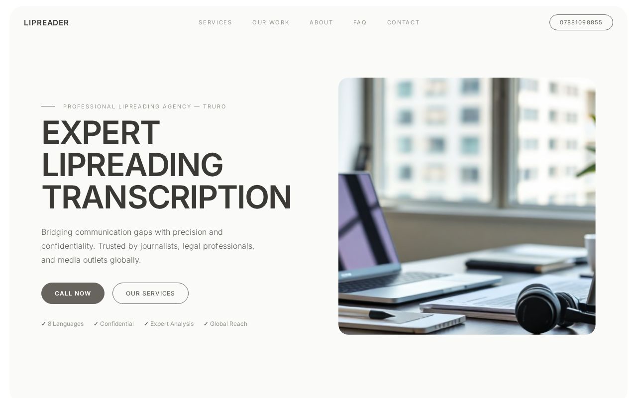 Your new website