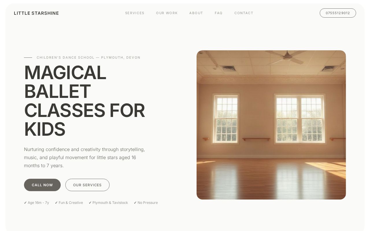 Your new website
