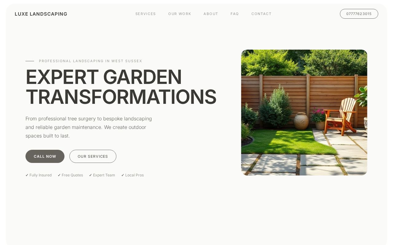 Your new website