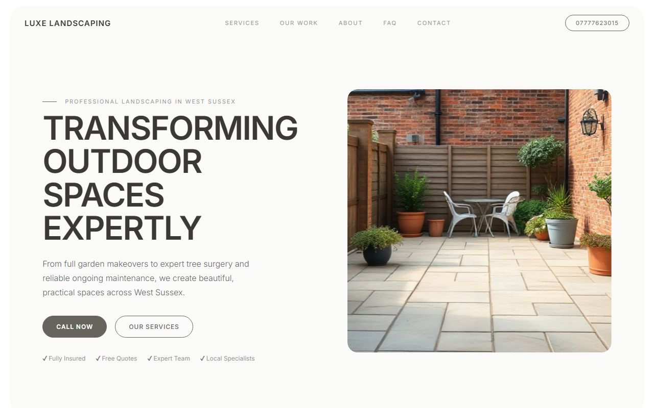 Your new website