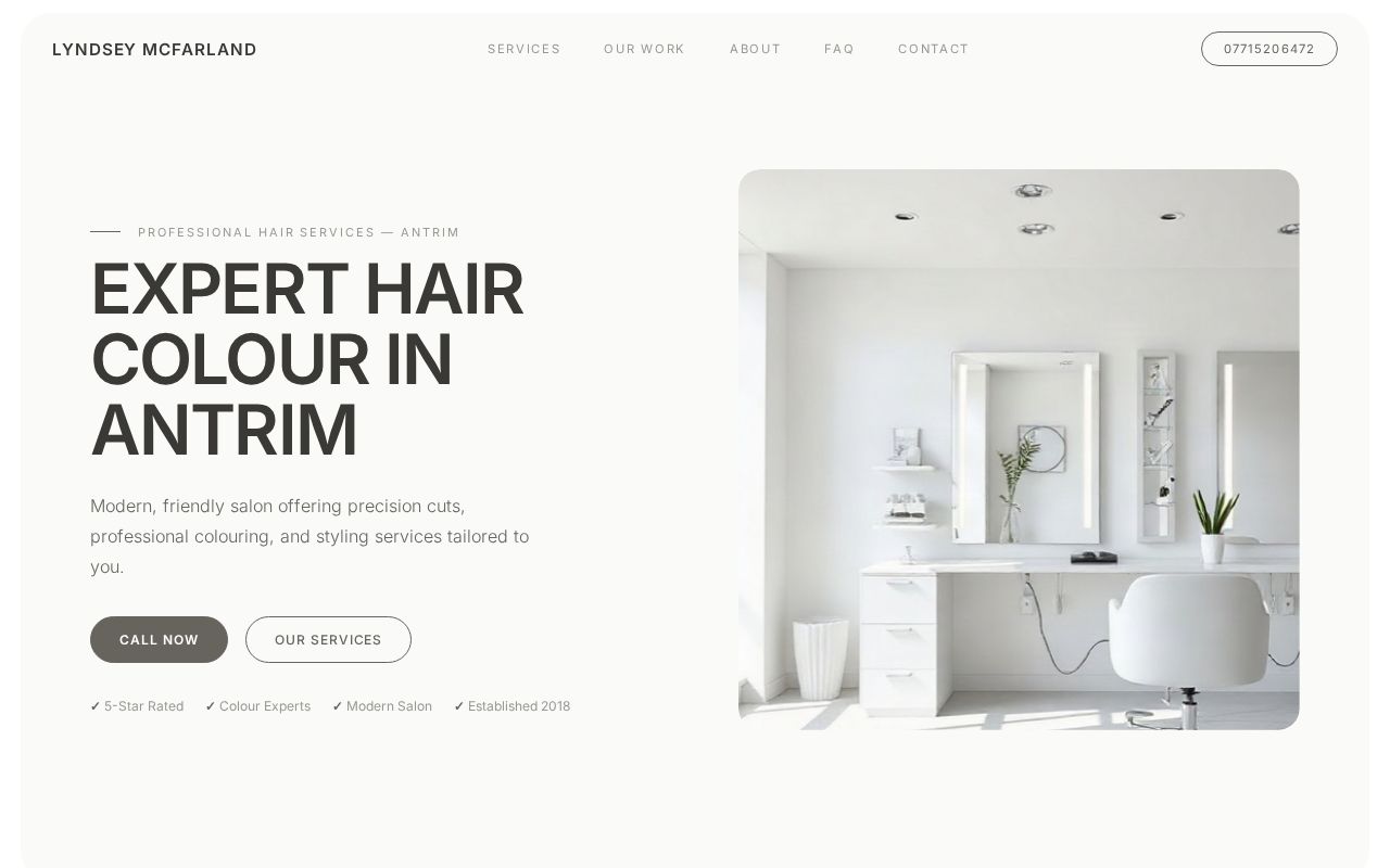Your new website