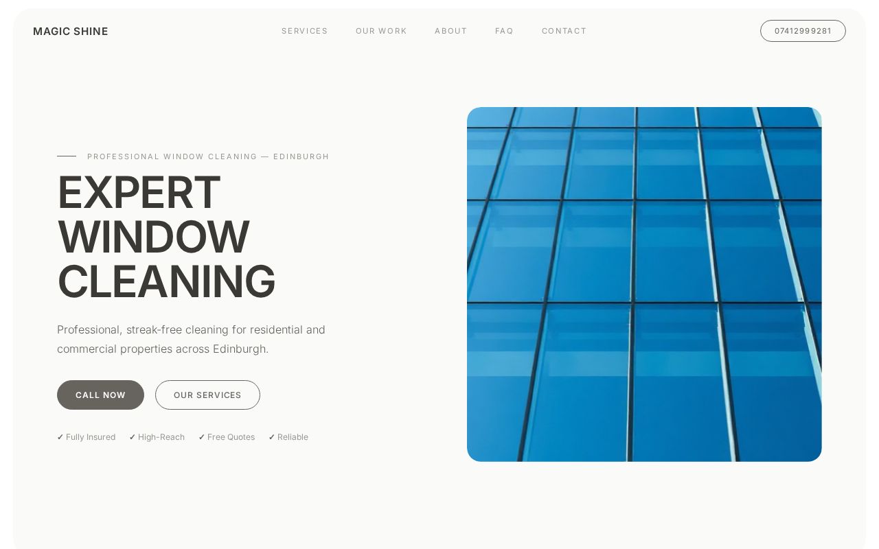 Your new website