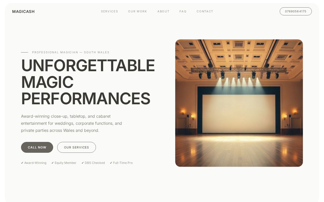 Your new website