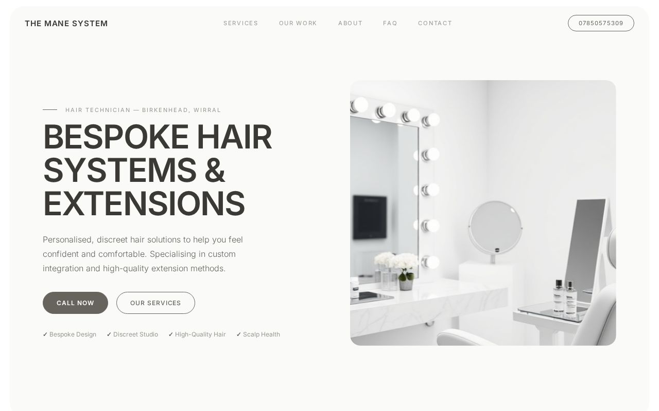 Your new website