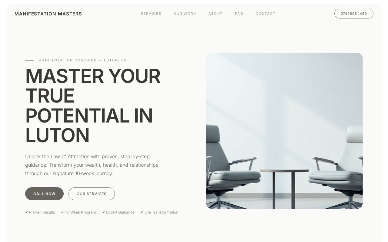 Your new website