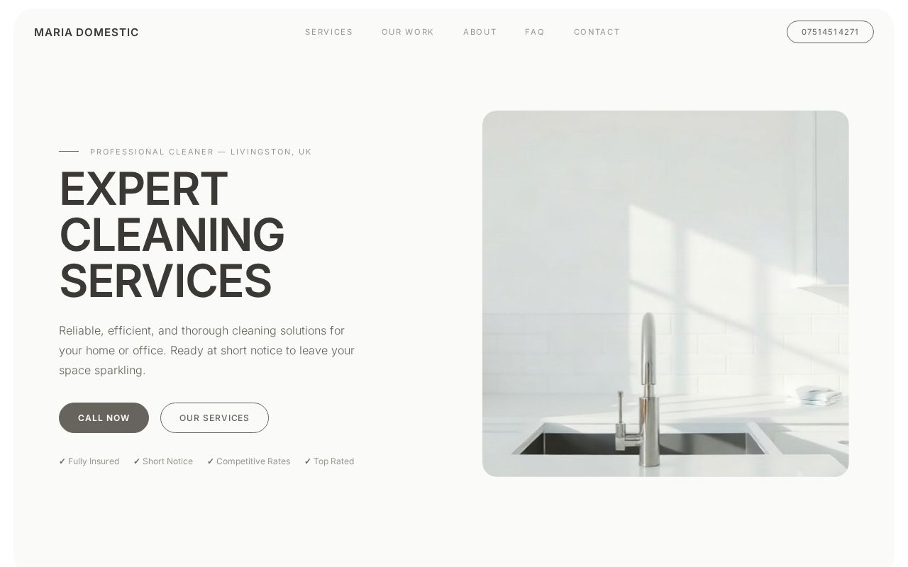 Your new website