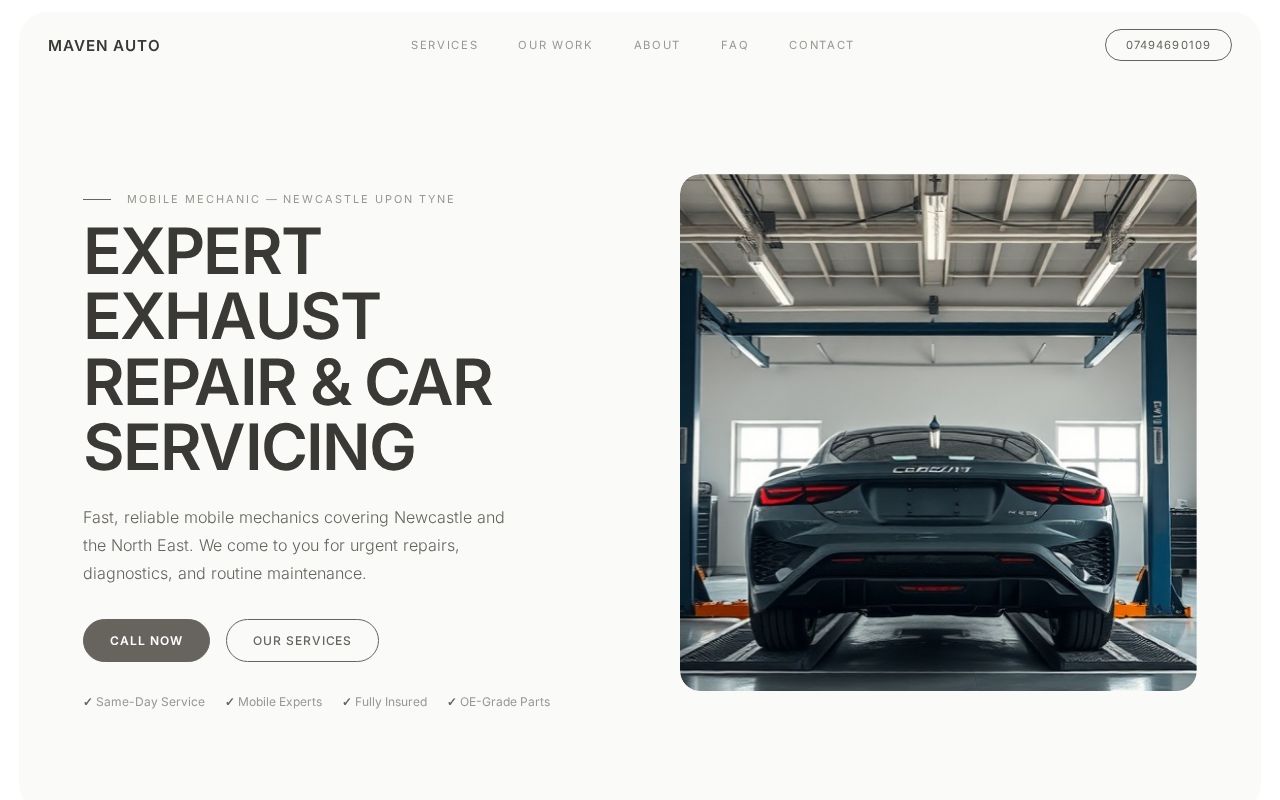 Your new website