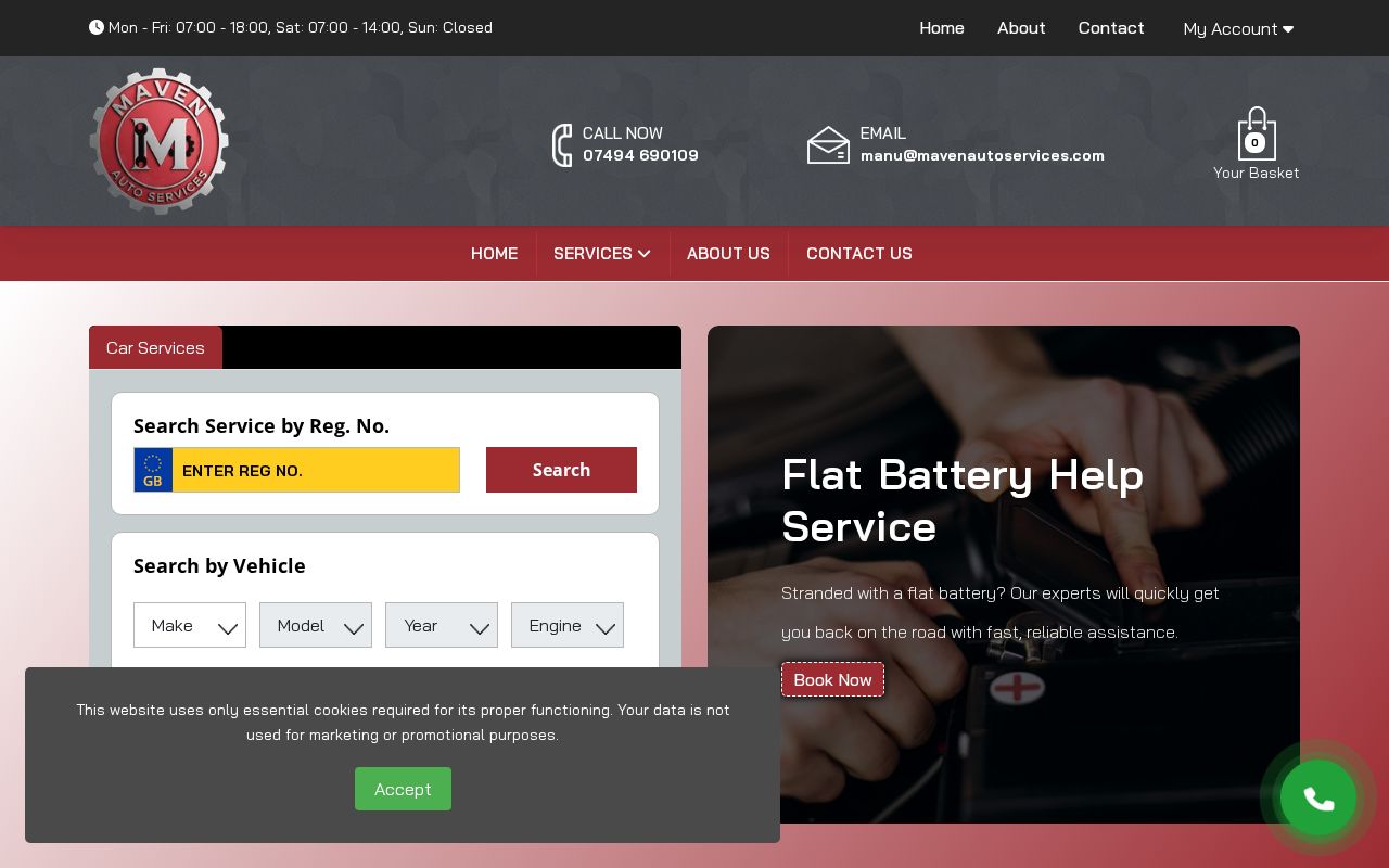 Your current website