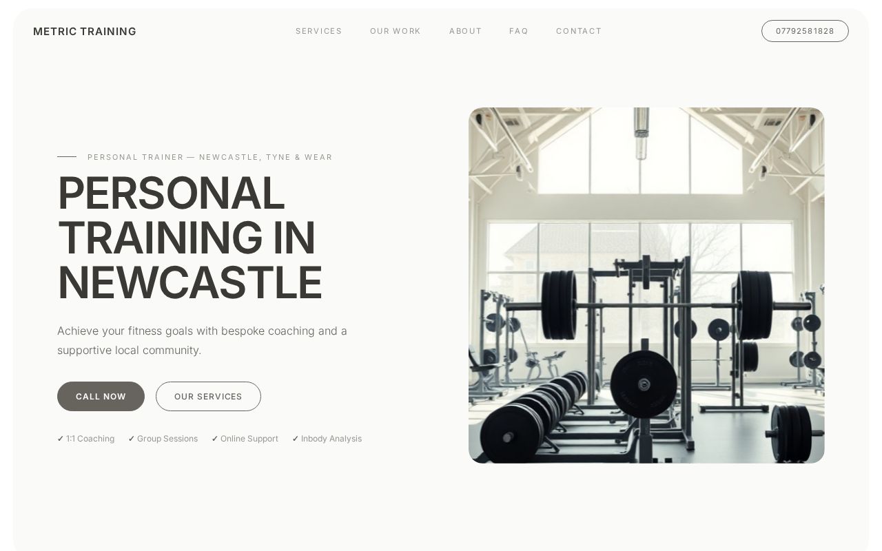 Your new website