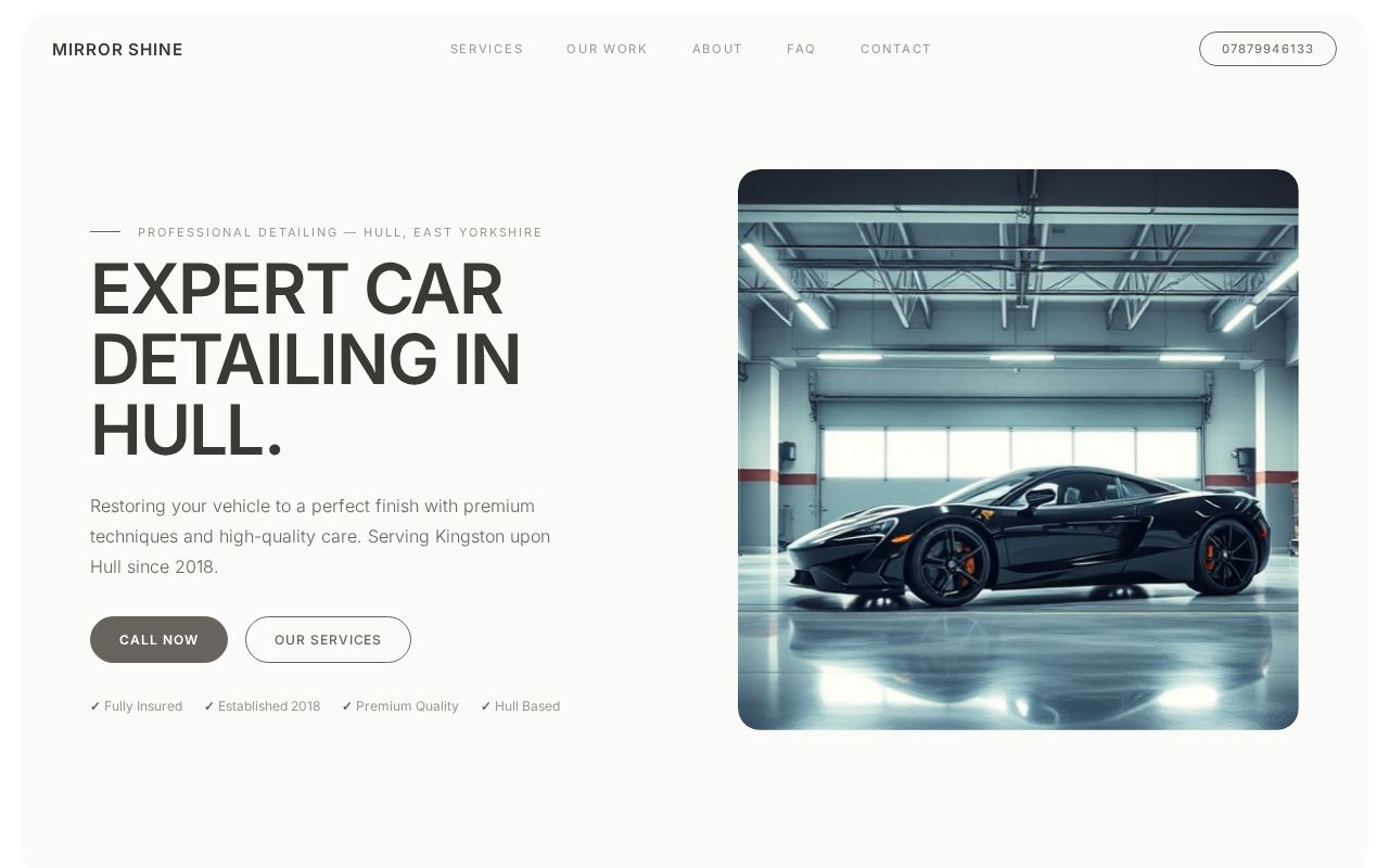 Your new website