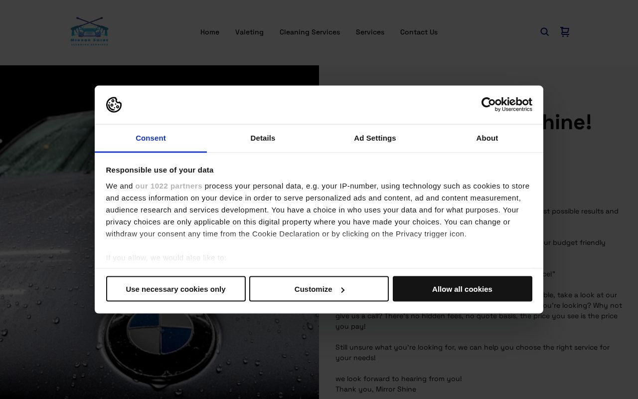 Your current website