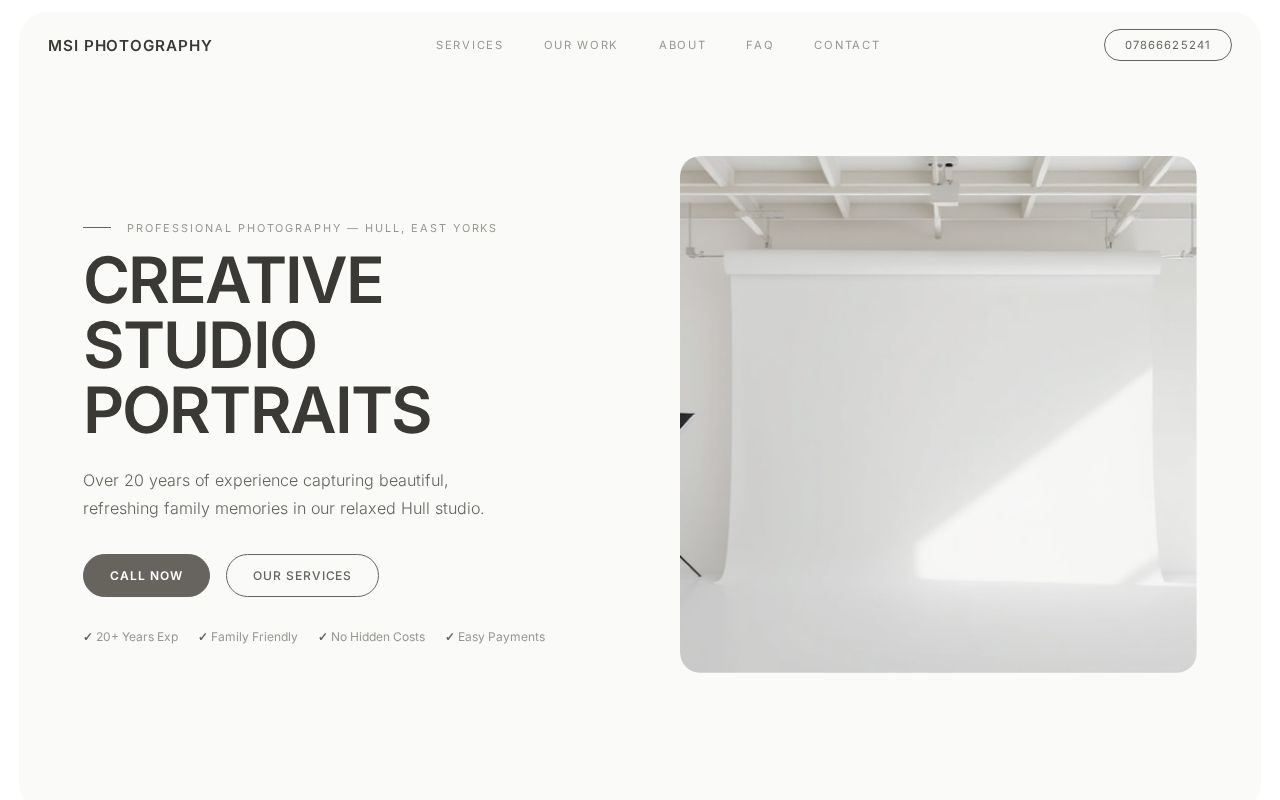 Your new website
