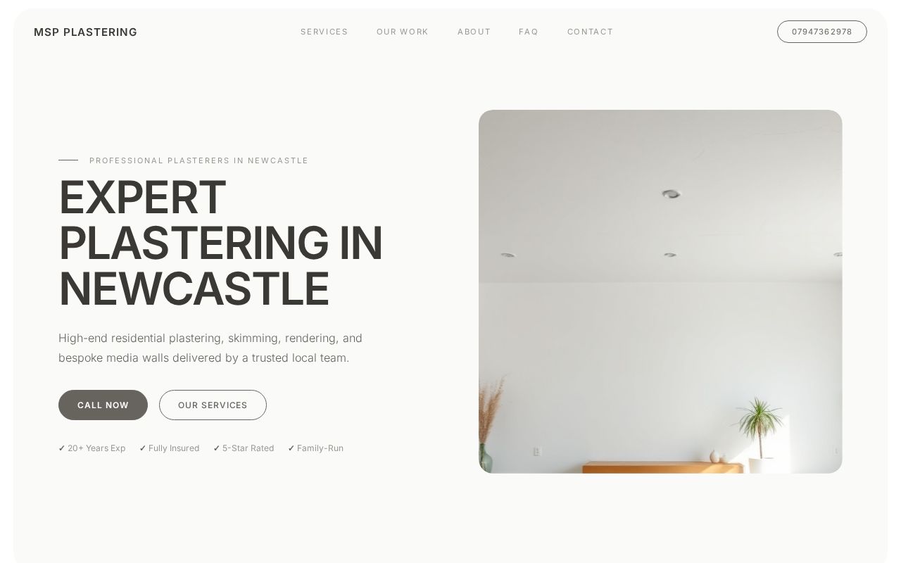 Your new website