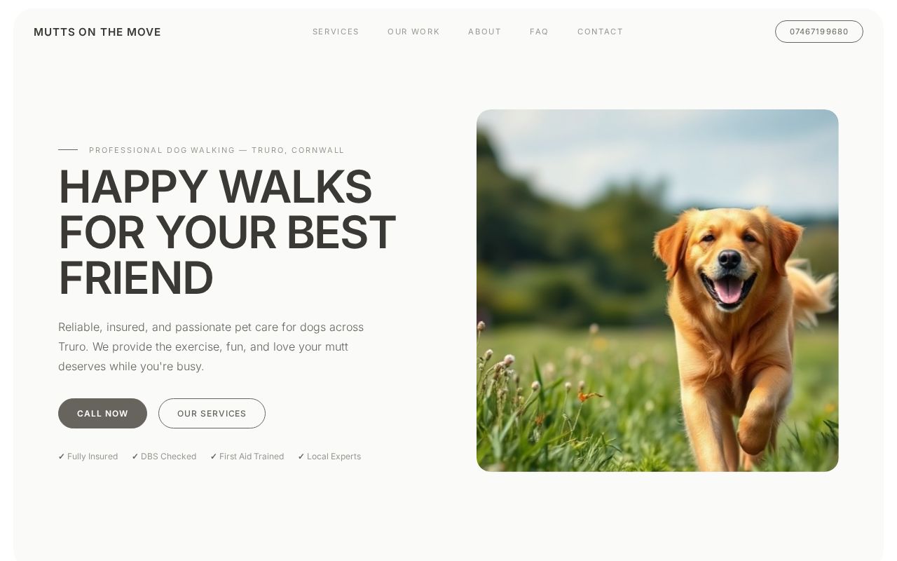 Your new website