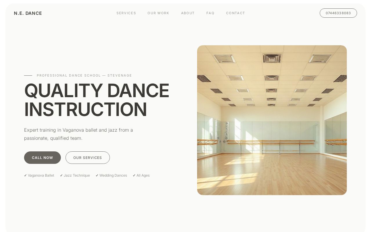 Your new website