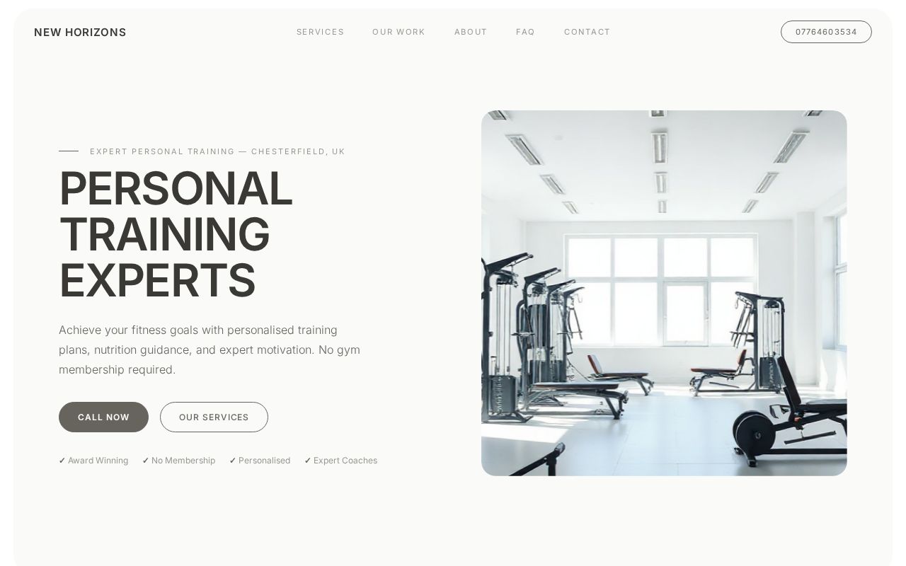 Your new website
