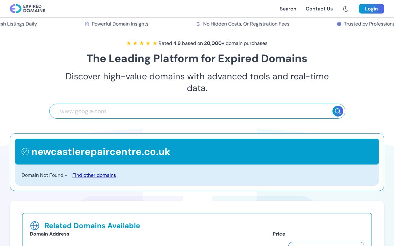 Your current website