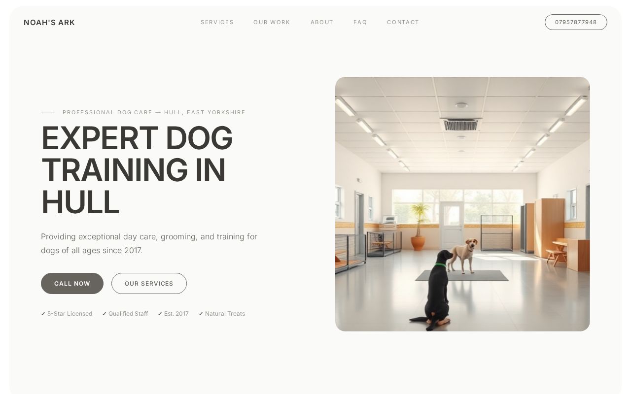 Your new website