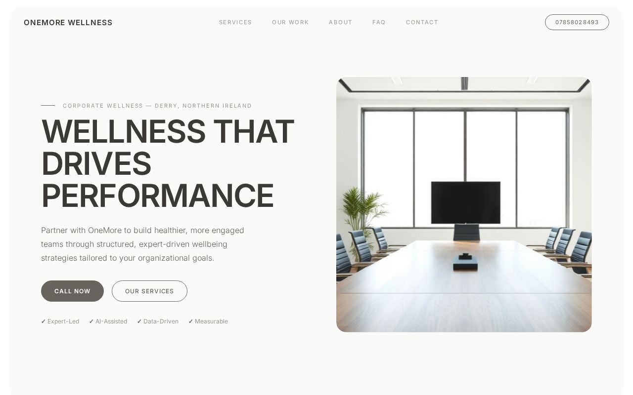 Your new website