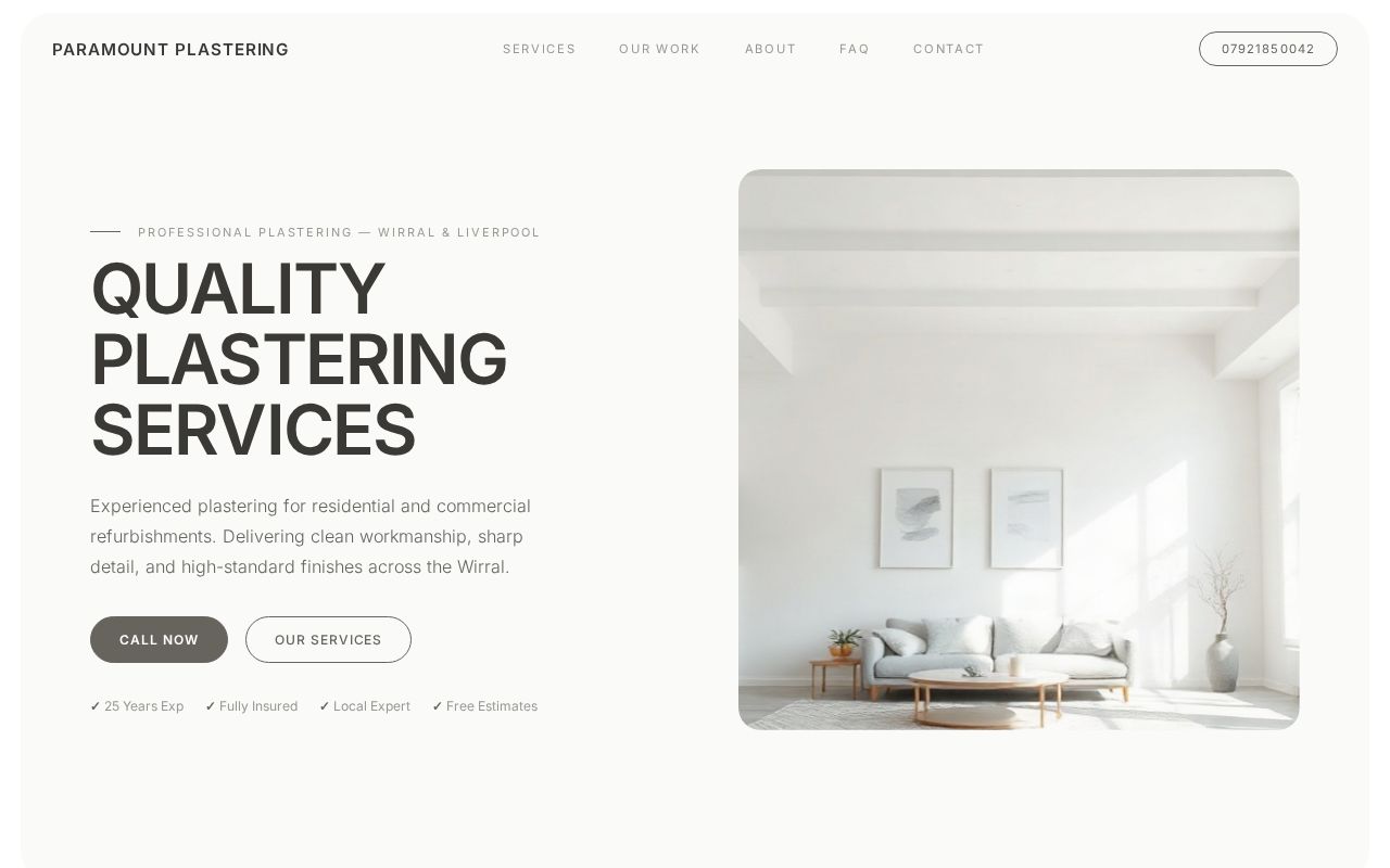 Your new website