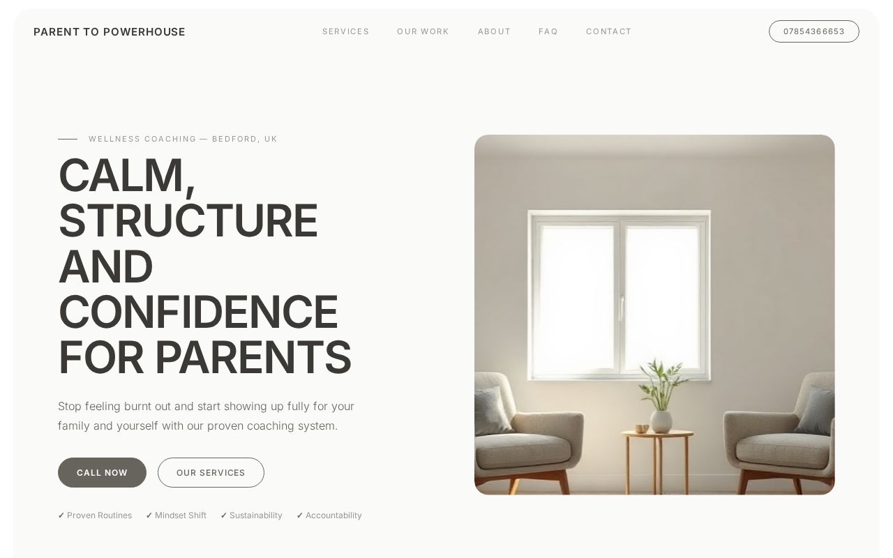 Your new website