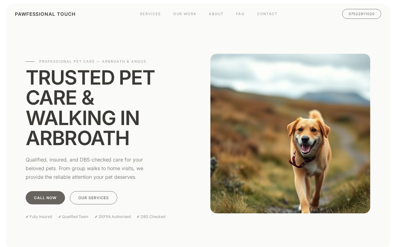 Your new website