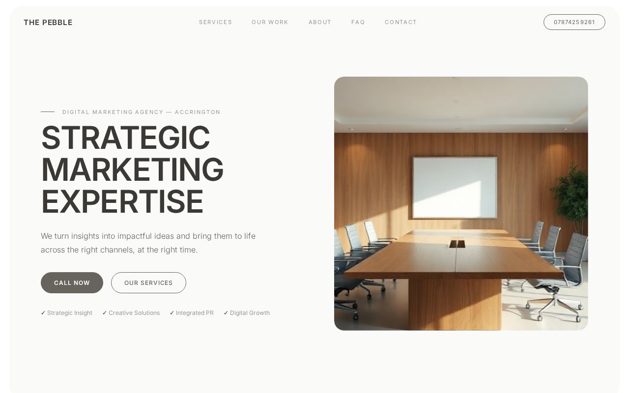 Your new website