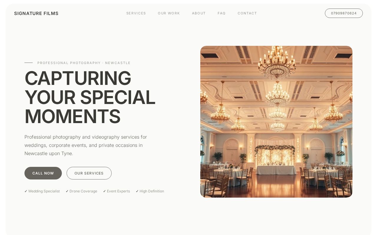 Your new website